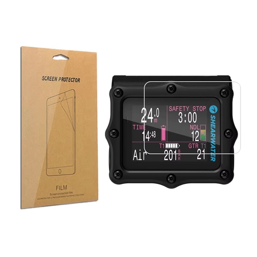 适用Shearwater Perdix 2 Perdix2 智能手表保护贴膜 保护膜 2张