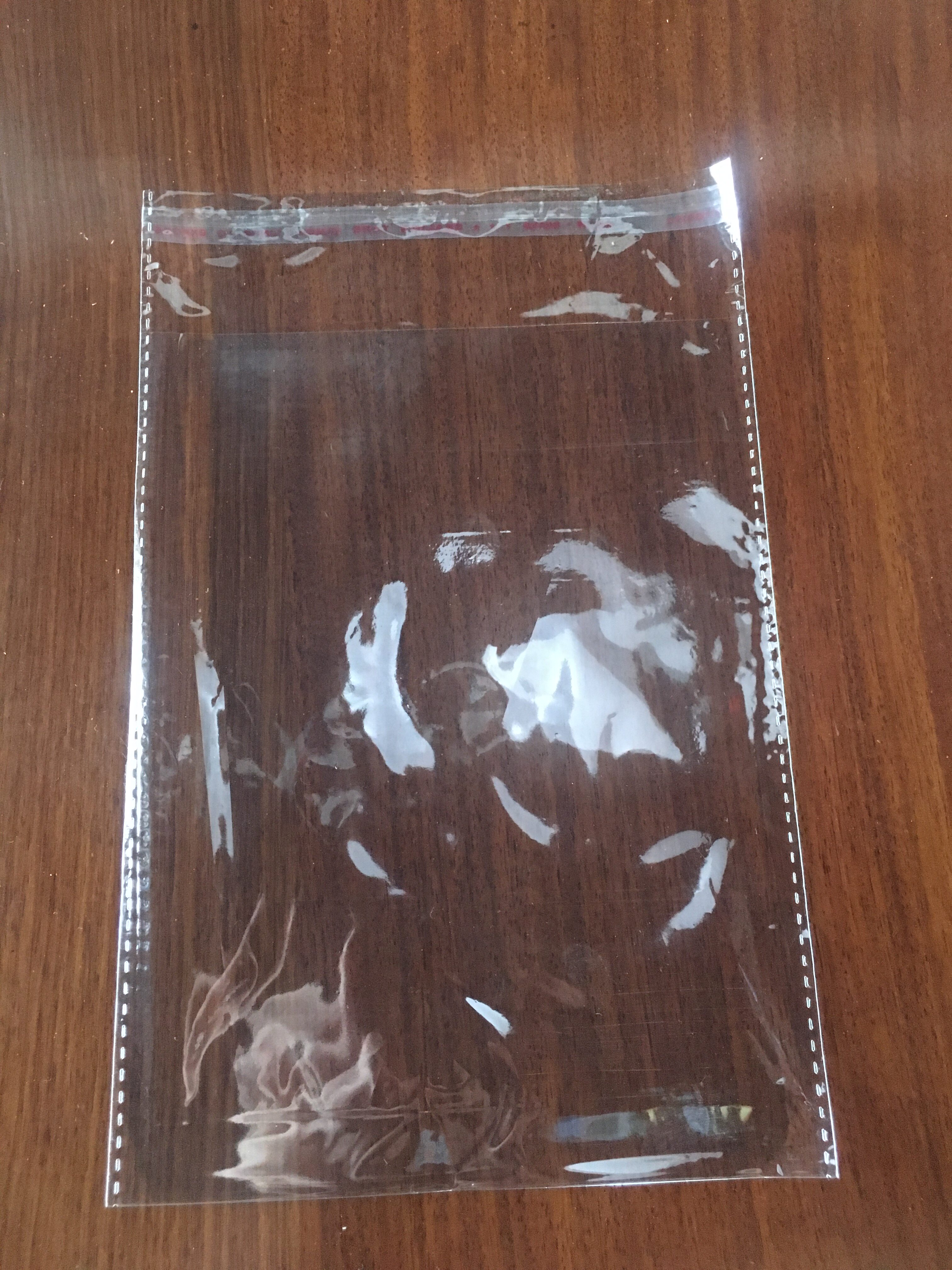 opp袋子不干胶自粘袋塑料包装袋服装包装袋小饰品袋红边自粘袋