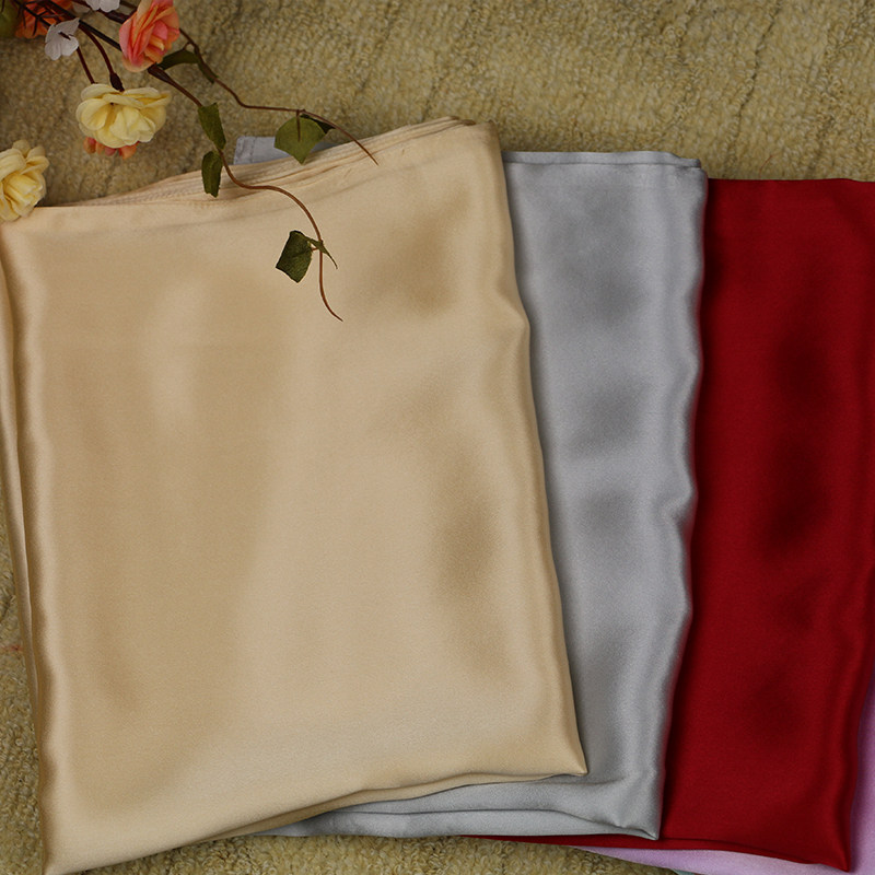 微瑕】重磅真丝枕套单人100桑蚕丝单面双面真丝枕巾 - 实物图