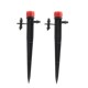 Holes Nozzles Watering Dripper Drip Adjustable Stake
