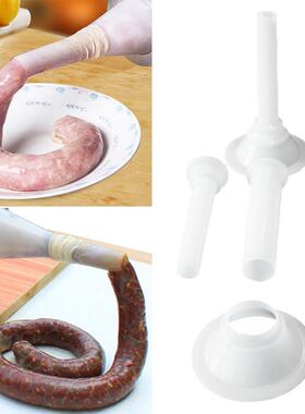 3+1pcs/lot Meat Grinder Sausage Stuffer Filling Tubes Funnel