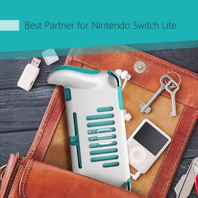 For Nintendo Switch Lite Grip Case, Switch Lite Hand Grips H