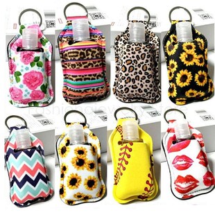 Hand Sanitizer Keychain Holder Travel Bottle Refillable Cont
