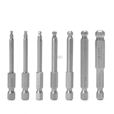 NEW 7 Pcs 65mm Magnetic Ball End Hexagon Head Hex Screwdrive