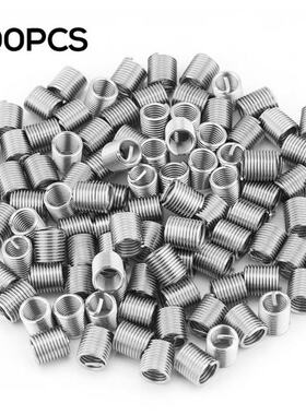 100pcs M8x1.25x2D Stainless Steel Wire Thread Insert Fasteni