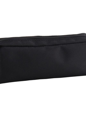 Black Canvas Pencil Case School PencilCase for Boys Girls Si