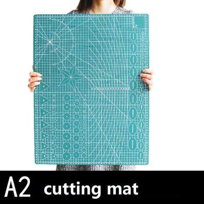 PVC cutting mat Cutting base plate 60x45cm A2 green black co