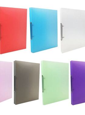 A4 Ring Binder Colorured Transparent Loose-leaf Paper File F