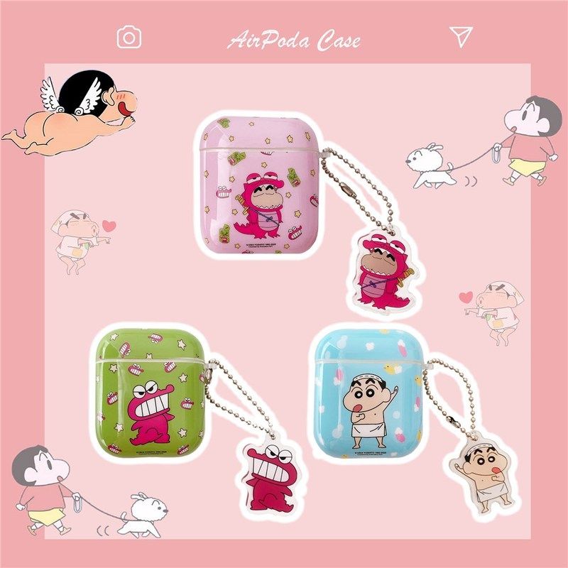 cute cartoon crocodile crayon shin chan wireless bluetooth