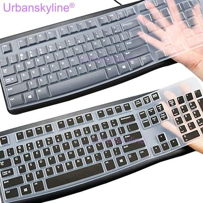 MK120 Keyboard Cover for Logitech MK120 K120 Wired Set Tran