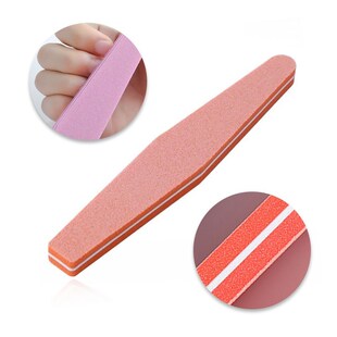 Pink Nail Buffers Sponge Nail File Buffer Block Polish Pedi