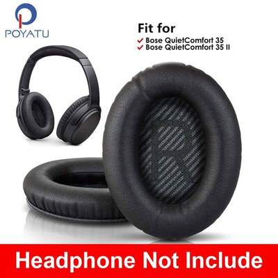 POYATU For BOSE QC35 Ear Pads Headphone Earpads For BOSE Qu