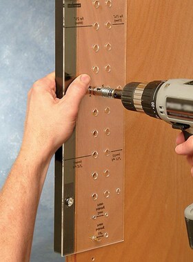 Tool Drilling Jig Bit Shelf Pin Reaming Hinge Mounting Woodw