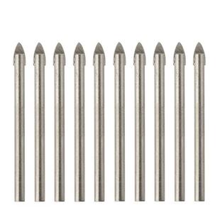 10Pcs 6mm Cross Tile Drill Bits Tungsten Carbide Wood Cerami