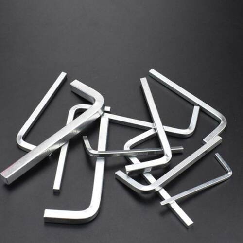7pcs 3-10mm L Shape Square Head Wrench Inner Quadrant Chromi