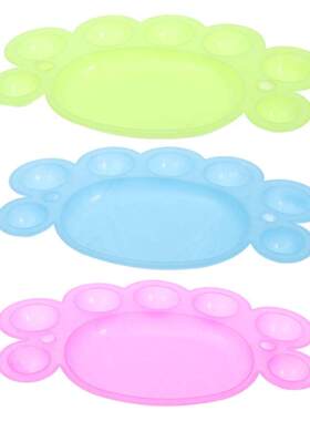 10pcs Portable Painting Palettes Art Paint Drawing Trays Col