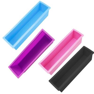 DIY Rectangle Mold Soap Mould Cuboid Bar Loaf Cake Bread Toa