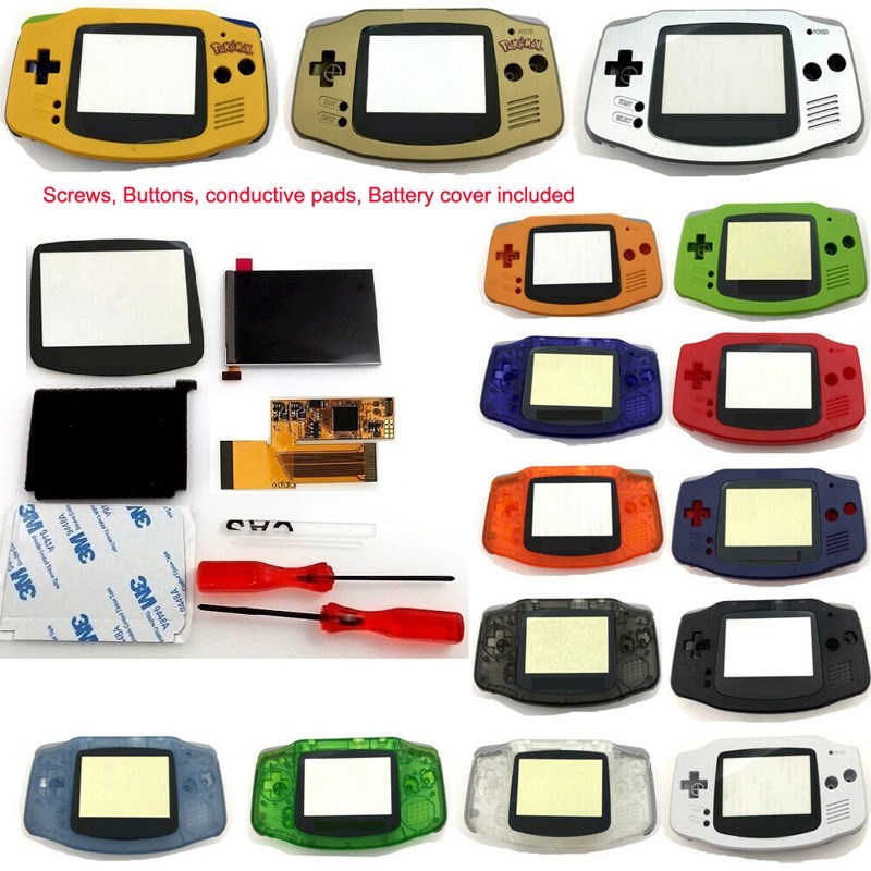 DIY IPS GBA LCD Screen 10 Levels High Brightness Backlight