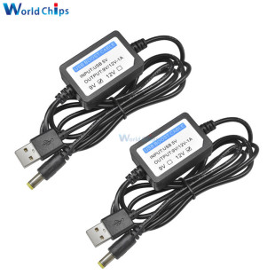 USB Boost 2.1x5.5mm Power 12V Charge Cable