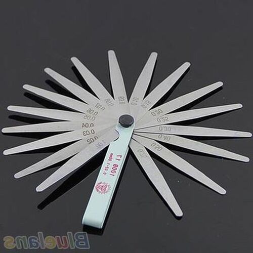 0.02 to 1mm Metric Feeler Gauge Gap Filler Thickness Measure