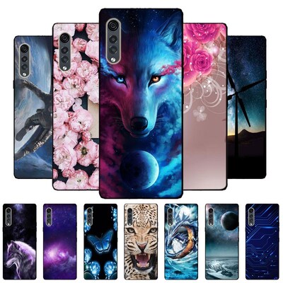 For LG Velvet Case Black Bumper Silicone TPU Soft Phone Cov