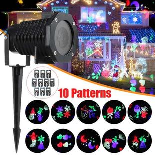 Out RGB Landscape Lighting 12W LED Lawn Patterns Lamp