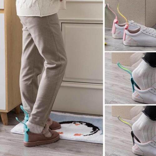 2Pcs Lazy Unisex Wear Shoe Horn Helper Shoe Horn Shoe Easy O