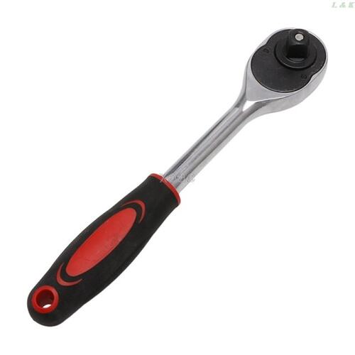 1/4  Drive Quick Release Ratchet Socket Wrench Hand Professi