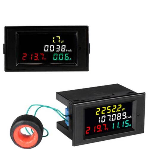 Equipment Voltmeter Digital 100A CT 76*39mm 80-300V AC Ammet