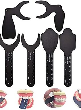 6PCS Dental Photo Contrast Black Background Board, Autoclav
