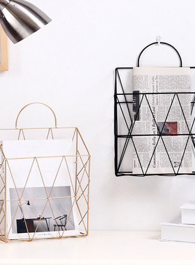 Newspaper Storage Rack Wall Mounted Magazine File Holder Hom