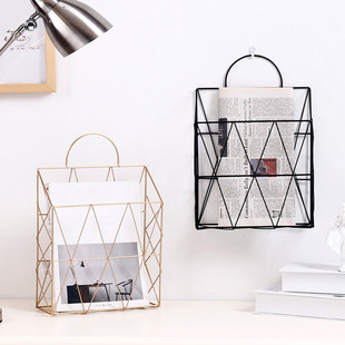 Newspaper Storage Rack Wall Mounted Magazine File Holder Hom