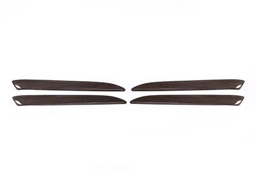 4PCS Oak Wood Style ABS Plastic Door Decoration Strips Trim