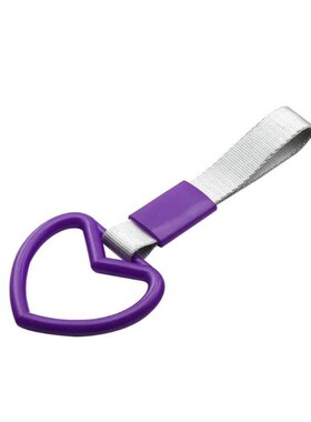 1 PC Auto Accessories Tsurikawa Ring Heart JDM Train Bus Han