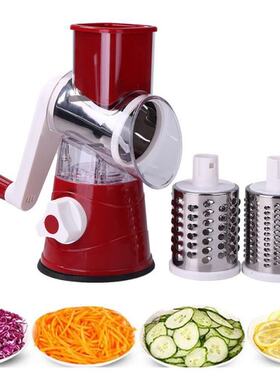 3 In1 Multifunctional Round Mandoline Slicer Manual Vegetabl