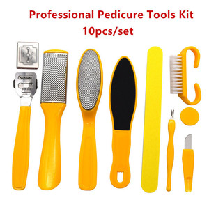 Pedicure-Tools-Kit Cleaner Foot-Scrubber Feet Callu-Remover