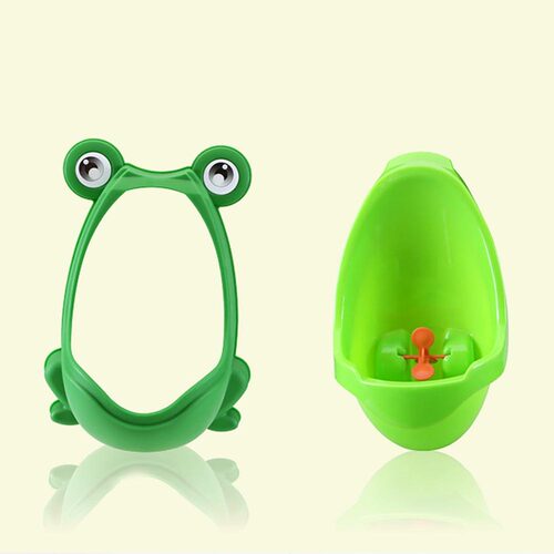Cartoon Frog Bathroom Kids Toddler Potty Toilet Training Pee