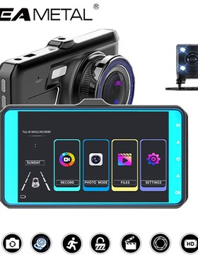 Car DVR 1080P FHD Full Touch Screen Dash Cam Car Camera Wid