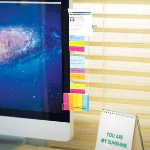 Practical Cartoon Computer Monitor Screen Memo Board Pads Si