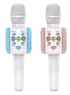 Portable Wireless Stereo Studio Mic KTV Karaoke Mini Microp