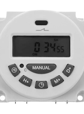 DC 12V LCD Programmable Timer Relay Time of Weekly Programma