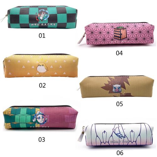 Anime Demon Slayer Kimetsu No Yaiba Pencil Case Zipper Penc