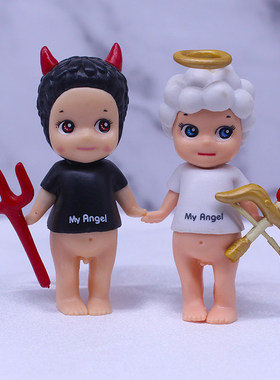 Angel cake ornament solid devil Cupid rabbit Angel Unicorn b