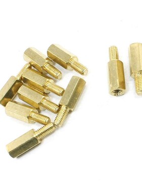 10Pcs M3x6mm Male to Female Thread Hex Copper pillars10mm Lo