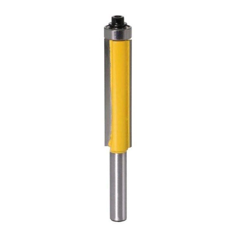 8mm shank lengthened flush trim router bit with bearing 适用