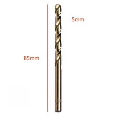 10pcs HSS M35 Cobalt Drill Bit 1mm 2mm 3mm 4mm 5mm For High