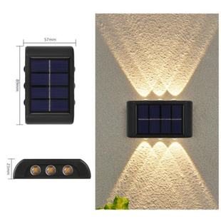 Bulb Down Wall Solar Fence LED IP65 Outdoor Lamp Lamps