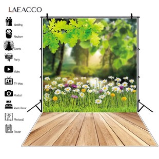 Wood Board Floor Backdrops For Photography Light Bokeh Gree