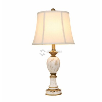 Pink table lamp fabric European modern living room lamp bedr