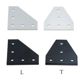 Silver lot Hole Corner Angle Board 2pcs Joint Black Plate